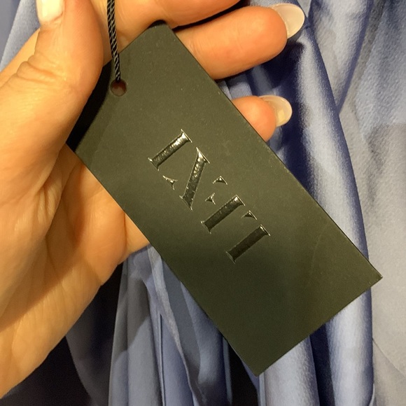 STUDIO LEXI INDIA DRESS STONE BLUE MAXI OPEN BACK SATIN NEW WITH TAGS 8 - Picture 8 of 15